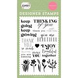 Carta Bella Keep Going Clear Stamps (CBFLN135040) (OUTLET)