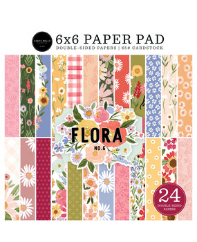 Carta Bella Flora No. 6 6x6 Inch Paper Pad (CBFRN316023) (OUTLET) Carta Bella Flora No. 6 6x6 Inch Paper Pad (CBFRN316023) (OUTLET)