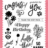 Carta Bella Grateful For You Designer Stamps (CBFRN316040) (OUTLET)