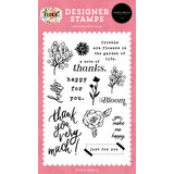 Carta Bella Friends Are Flowers Designer Stamps (CBFRN316041) (OUTLET)