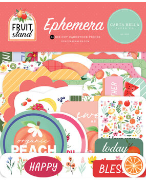 Carta Bella Fruit Stand Ephemera (CBFST379024) (OUTLET) Carta Bella Fruit Stand Ephemera (CBFST379024) (OUTLET)