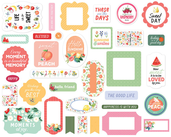 Carta Bella Fruit Stand Ephemera (CBFST379024) (OUTLET)