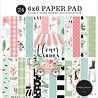 Carta Bella Flower Garden 6x6 Inch Paper Pad (CBGA130023) (OUTLET)