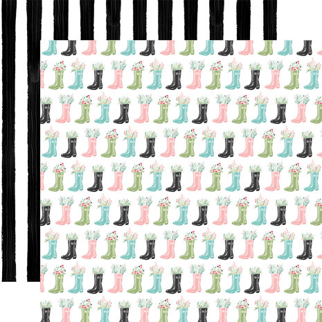 Carta Bella Flower Garden 6x6 Inch Paper Pad (CBGA130023) (OUTLET)