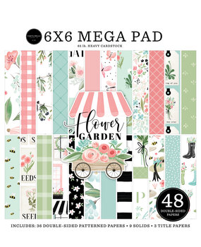 Carta Bella Flower Garden 6x6 Inch Cardmakers Mega Pad (CBGA130031) (OUTLET) Carta Bella Flower Garden 6x6 Inch Cardmakers Mega Pad (CBGA130031) (OUTLET)