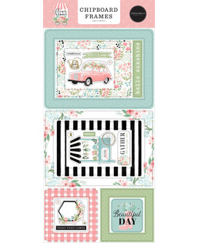 Carta Bella Flower Garden Chipboard Frames (CBGA130065) (OUTLET) Carta Bella Flower Garden Chipboard Frames (CBGA130065) (OUTLET)