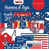 Carta Bella God Bless America Frames & Tags (CBGBA136025) (OUTLET)