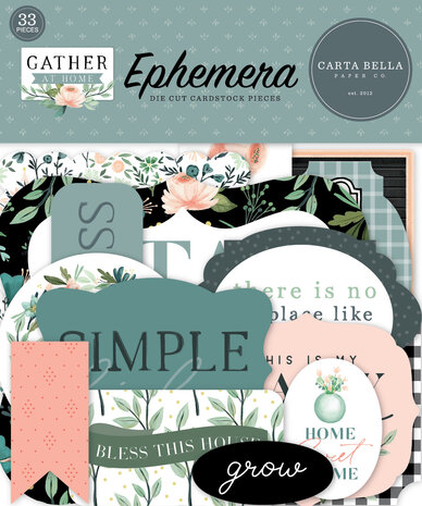 Carta Bella Gather At Home Ephemera (CBGH143024) (OUTLET)