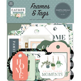 Carta Bella Gather At Home Frames & Tags (CBGH143025) (OUTLET)