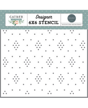 Carta Bella Dotted Diamonds Stencil (CBGH143033) (OUTLET) Carta Bella Dotted Diamonds Stencil (CBGH143033) (OUTLET)