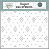 Carta Bella Dotted Diamonds Stencil (CBGH143033) (OUTLET)
