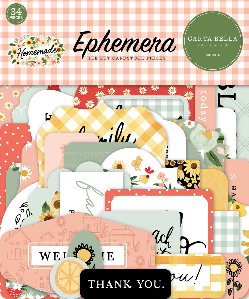 Carta Bella Homemade Ephemera (CBH158024) (OUTLET) Carta Bella Homemade Ephemera (CBH158024) (OUTLET)