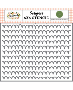 Carta Bella Life Is Sweet Scallops Stencil (CBH158033) (OUTLET) Carta Bella Life Is Sweet Scallops Stencil (CBH158033) (OUTLET)