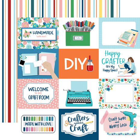 Carta Bella Happy Crafting 12x12 Inch Collection Kit (CBHCR157016) (OUTLET)