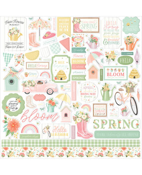 Carta Bella Here Comes Spring 12x12 Inch Element Sticker (CBHCS352014) (OUTLET) Carta Bella Here Comes Spring 12x12 Inch Element Sticker (CBHCS352014) (OUTLET)