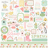 Carta Bella Here Comes Spring 12x12 Inch Element Sticker (CBHCS352014) (OUTLET)