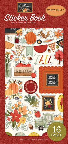 Carta Bella Hello Autumn Sticker Book (CBHEA122029) (OUTLET) Carta Bella Hello Autumn Sticker Book (CBHEA122029) (OUTLET)