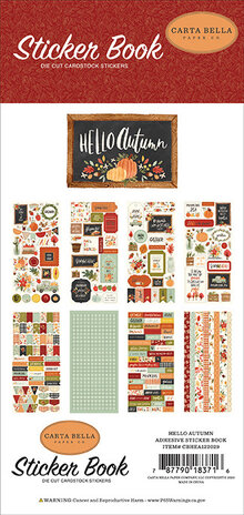 Carta Bella Hello Autumn Sticker Book (CBHEA122029) (OUTLET) Carta Bella Hello Autumn Sticker Book (CBHEA122029) (OUTLET)