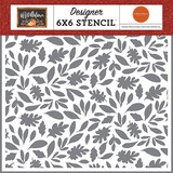 Carta Bella Harvest Leaves 6x6 Inch Stencil (CBHEA122033) (OUTLET)