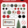 Carta Bella Home For Christmas Adhesive Brads (CBHFC139020) (OUTLET)