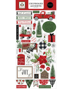 Carta Bella Home For Christmas Chipboard Accents (CBHFC139021) (OUTLET) Carta Bella Home For Christmas Chipboard Accents (CBHFC139021) (OUTLET)