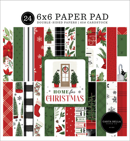 Carta Bella Home For Christmas 6x6 Inch Paper Pad (CBHFC139023) (OUTLET) Carta Bella Home For Christmas 6x6 Inch Paper Pad (CBHFC139023) (OUTLET)
