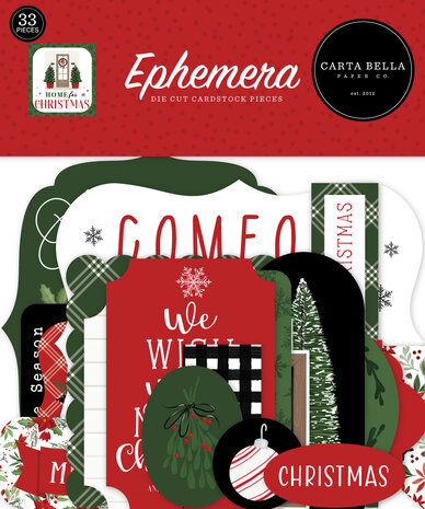 Carta Bella Home For Christmas Ephemera (CBHFC139024) (OUTLET) Carta Bella Home For Christmas Ephemera (CBHFC139024) (OUTLET)