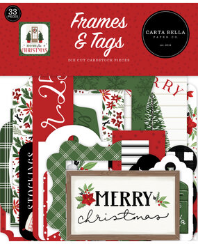Carta Bella Home For Christmas Frames & Tags (CBHFC139025) (OUTLET) Carta Bella Home For Christmas Frames & Tags (CBHFC139025) (OUTLET)