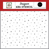 Carta Bella Snow Much Fun Stencil (CBHFC139034) (OUTLET)