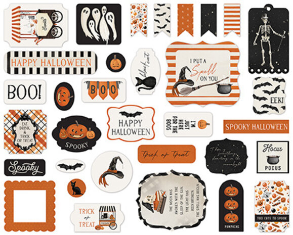Carta Bella Halloween Market Ephemera (CBHM121024) (OUTLET)