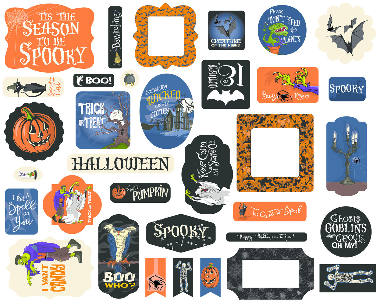 Carta Bella Hocus Pocus Ephemera (CBHP153024) (OUTLET) Carta Bella Hocus Pocus Ephemera (CBHP153024) (OUTLET)