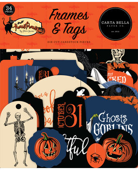 Carta Bella Hocus Pocus Frames & Tags (CBHP153025) (OUTLET) Carta Bella Hocus Pocus Frames & Tags (CBHP153025) (OUTLET)