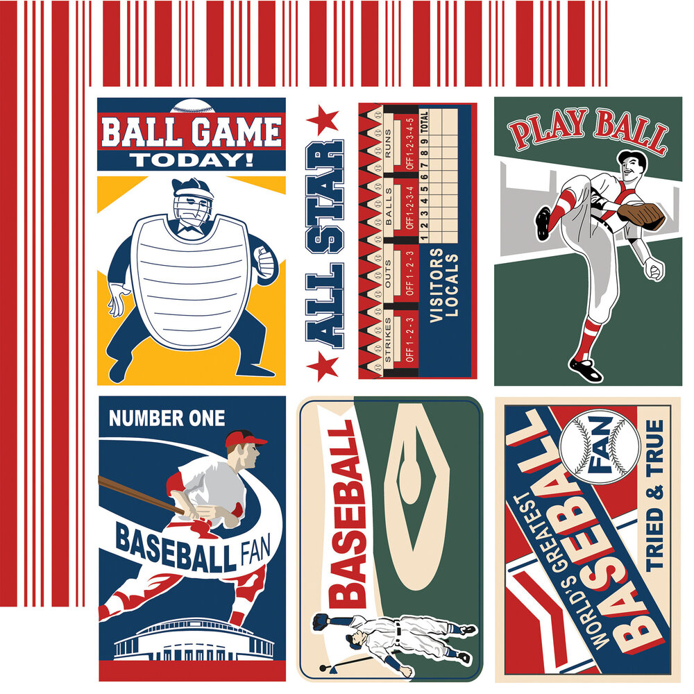 Carta Bella Home Run 12x12 Inch Collection Kit (CBHR313016) (OUTLET)