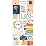 Carta Bella Here There And Everywhere Chipboard Phrases (CBHTE308022) (OUTLET)