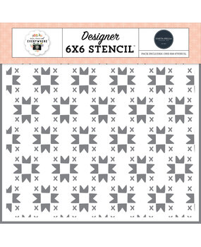 Carta Bella Quilted Pattern Stencil (CBHTE308033) (OUTLET) Carta Bella Quilted Pattern Stencil (CBHTE308033) (OUTLET)