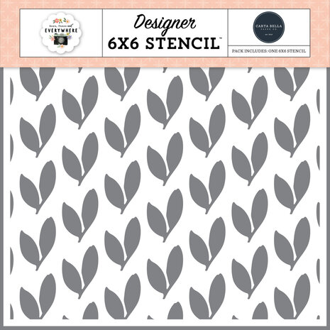 Carta Bella Lovely Leaves Stencil (CBHTE308035) (OUTLET)