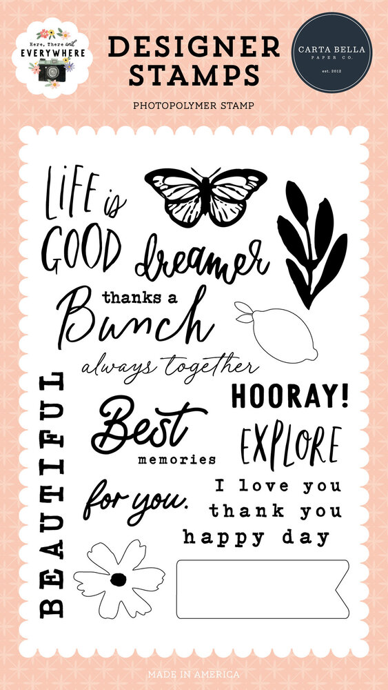 Carta Bella Dreamer Designer Stamps (CBHTE308045) (OUTLET) Carta Bella Dreamer Designer Stamps (CBHTE308045) (OUTLET)