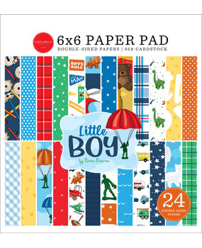 Carta Bella Little Boy 6x6 Inch Paper Pad (CBLB160023) (OUTLET)