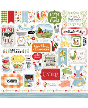 Carta Bella Farmhouse Living 12x12 Inch Element Sticker (CBLIV145014) (OUTLET)