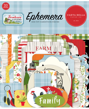 Carta Bella Farmhouse Living Ephemera (CBLIV145024) (OUTLET)