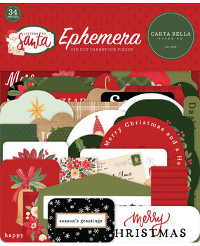 Carta Bella Letters To Santa Ephemera (CBLS155024) (OUTLET)