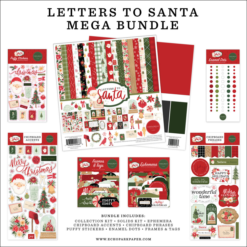 Carta Bella Letters To Santa Mega Bundle (CBLS155050) (OUTLET)