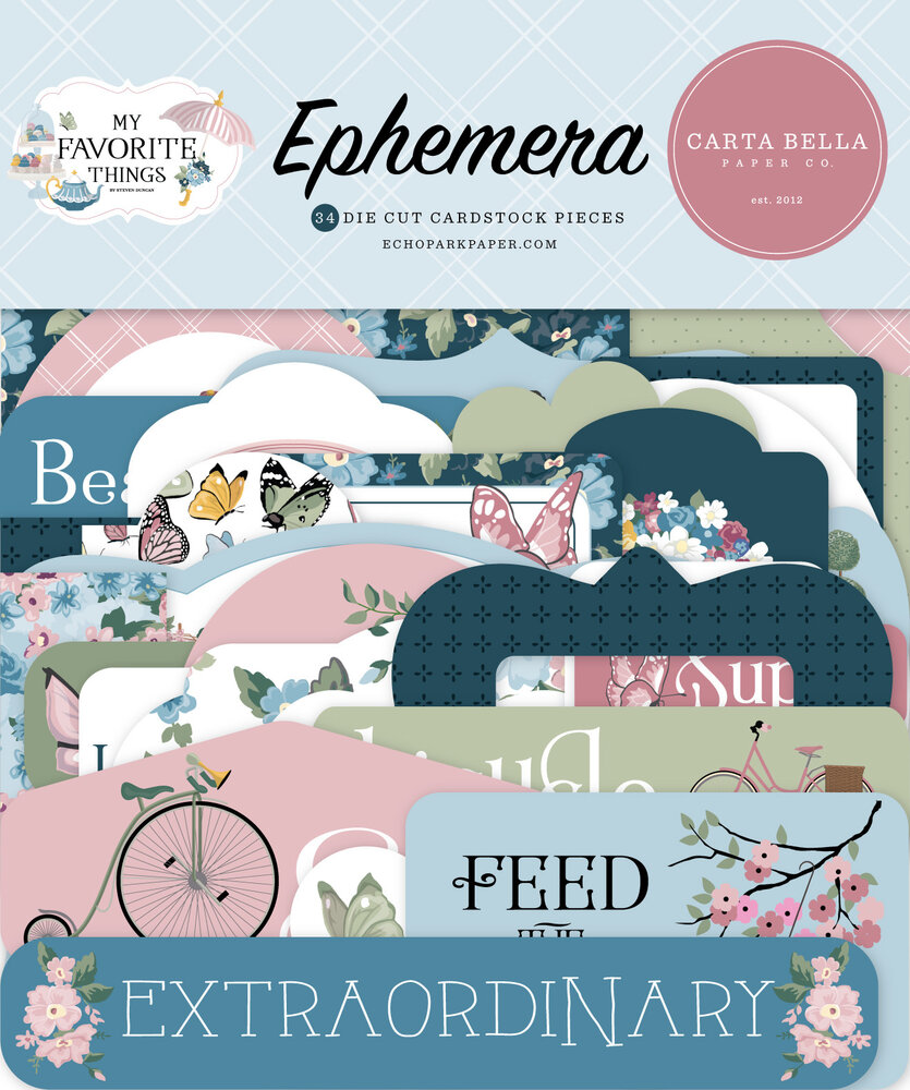Carta Bella My Favorite Things Ephemera (CBMFT307024) (OUTLET)