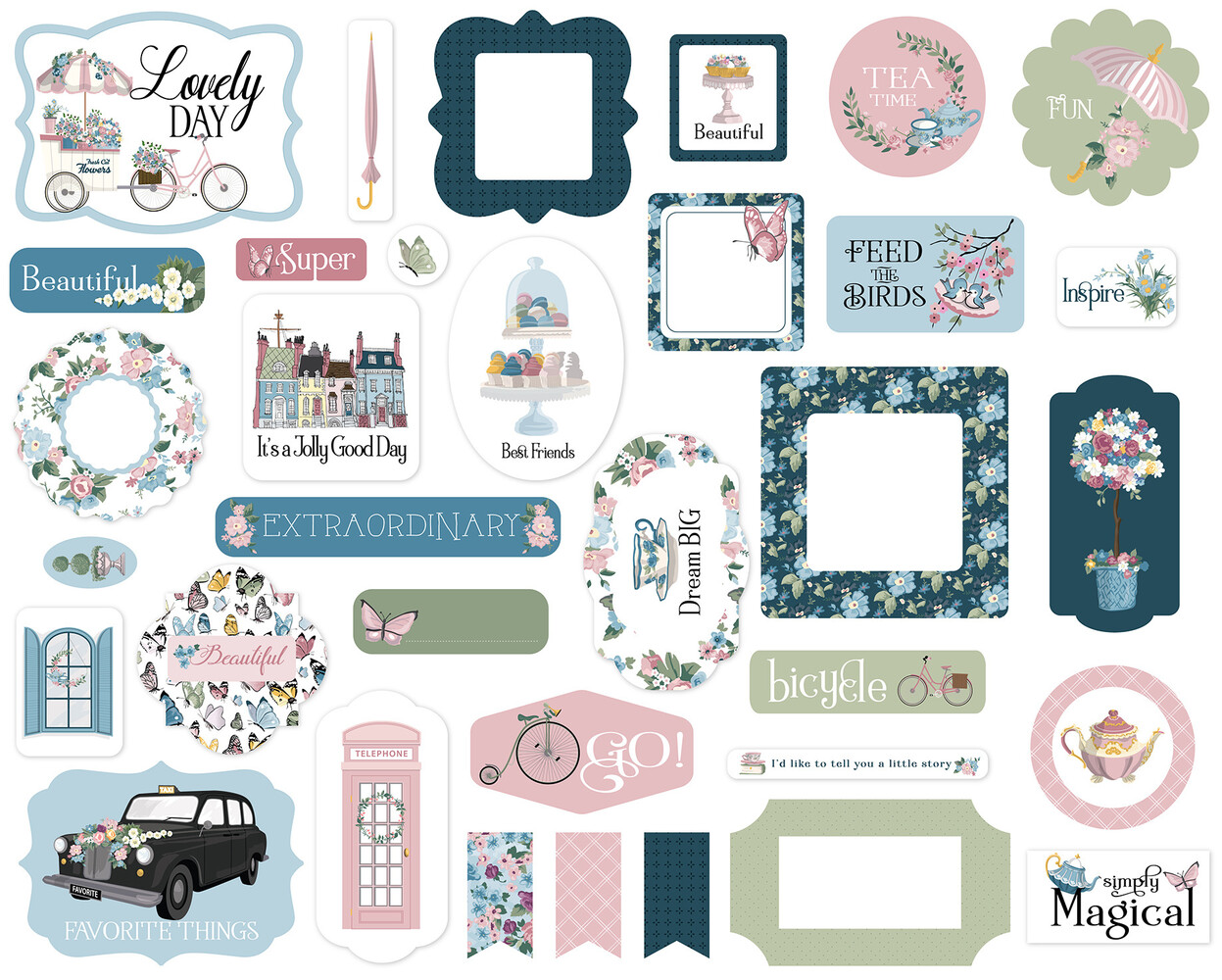 Carta Bella My Favorite Things Ephemera (CBMFT307024) (OUTLET)