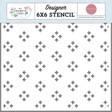 Carta Bella Glistening Diamonds Stencil (CBMFT307033) (OUTLET) Carta Bella Glistening Diamonds Stencil (CBMFT307033) (OUTLET)