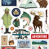 Carta Bella Outdoor Adventures Chipboard Accents (CBOA134021) (OUTLET)