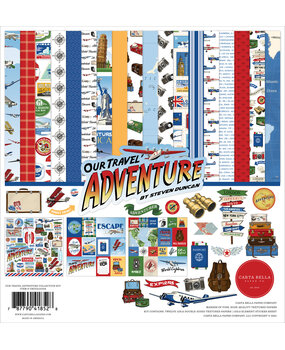 Carta Bella Our Travel Adventure Collection Kit (CBOTA131016) (OUTLET) Carta Bella Our Travel Adventure Collection Kit (CBOTA131016) (OUTLET)