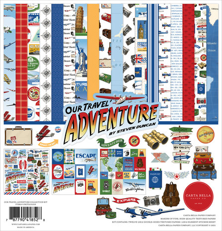 Carta Bella Our Travel Adventure Collection Kit (CBOTA131016) (OUTLET)