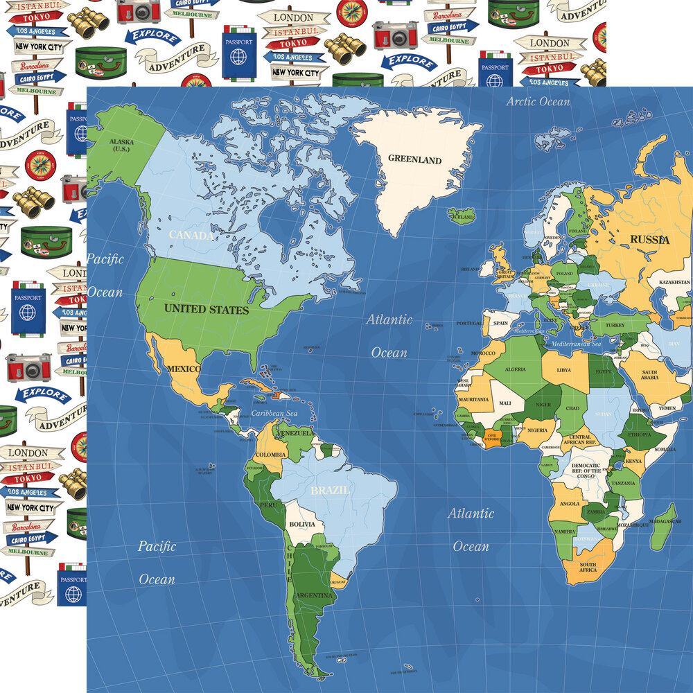 Carta Bella Our Travel Adventure Collection Kit (CBOTA131016) (OUTLET)