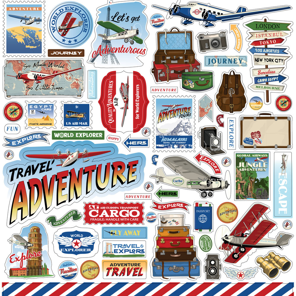 Carta Bella Our Travel Adventure Collection Kit (CBOTA131016) (OUTLET)
